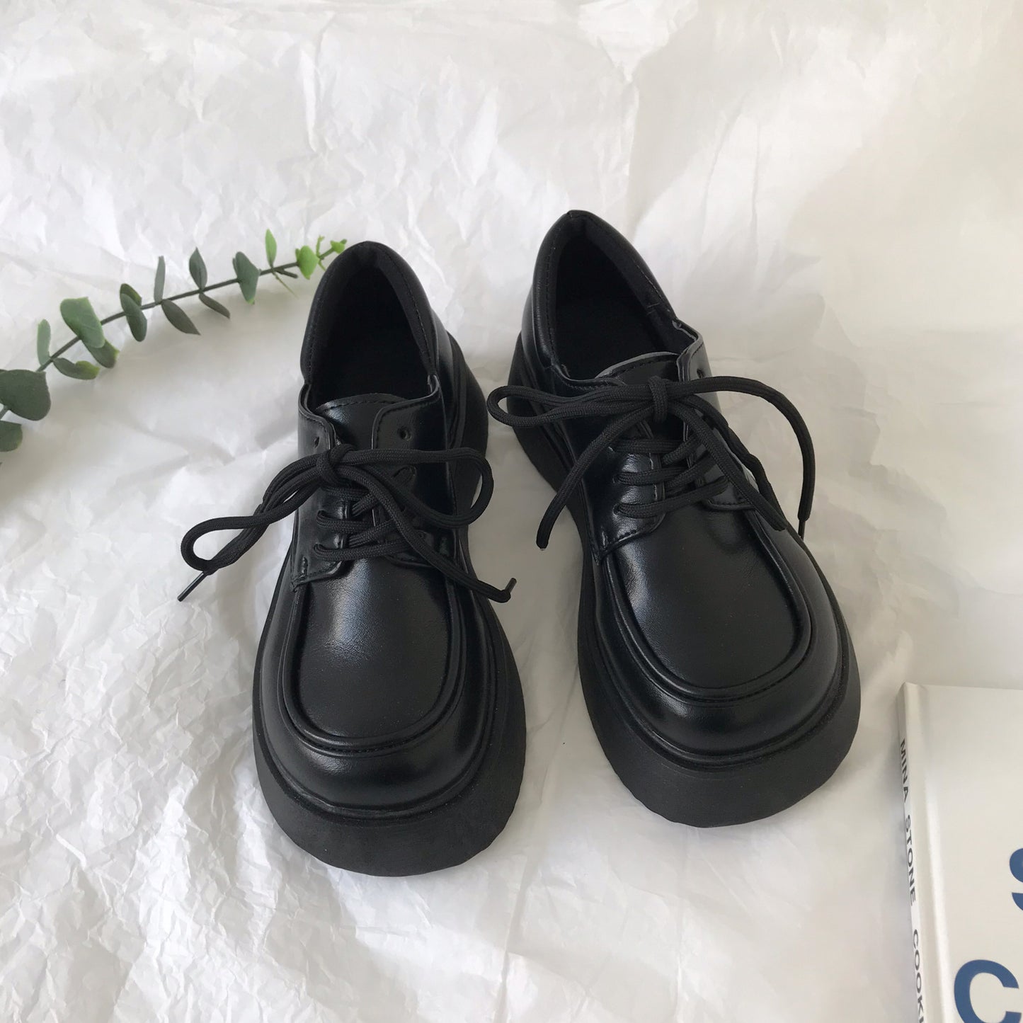 Chaussures Mary Jane en Cuir